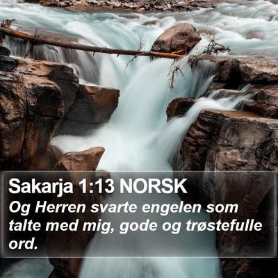 Sakarja 1:13 NORSK Bible Verse Image
