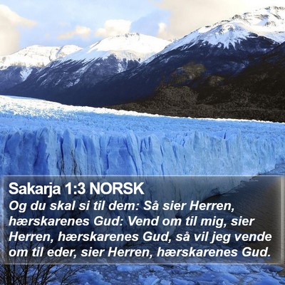 Sakarja 1:3 NORSK Bible Verse Image