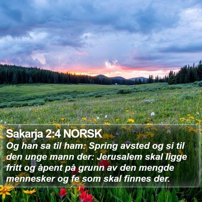 Sakarja 2:4 NORSK Bible Verse Image