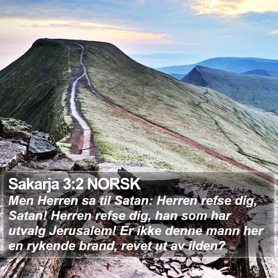 Sakarja 3:2 NORSK Bible Verse Image