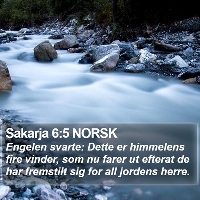 Sakarja 6:5 NORSK Bible Verse Image
