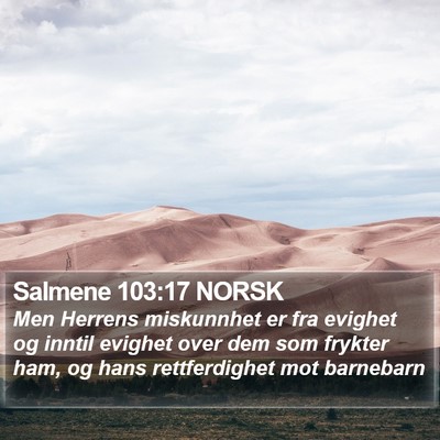 Salmene 103:17 NORSK Bible Verse Image