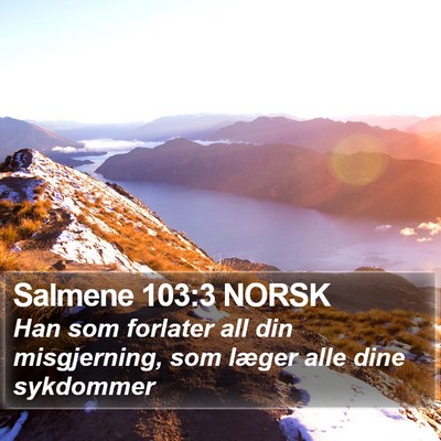 Salmene 103:3 NORSK Bible Verse Image