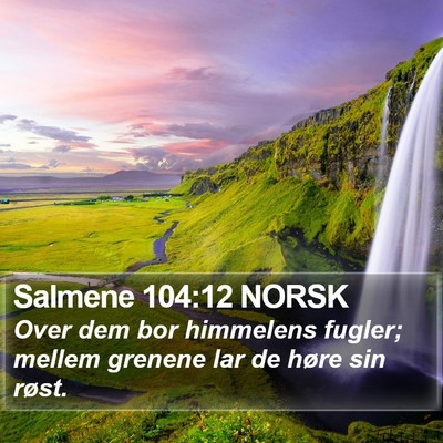 Salmene 104:12 NORSK Bible Verse Image