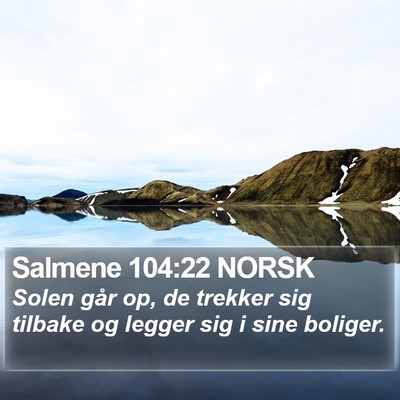 Salmene 104:22 NORSK Bible Verse Image