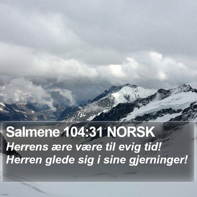 Salmene 104:31 NORSK Bible Verse Image