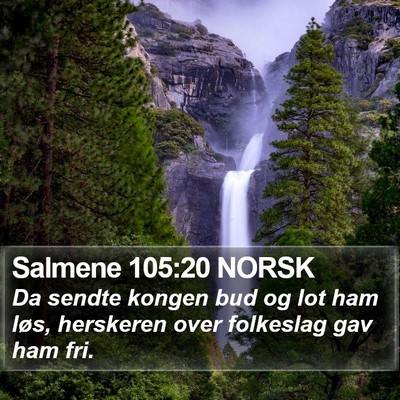 Salmene 105:20 NORSK Bible Verse Image
