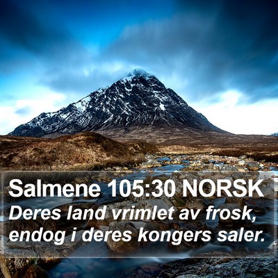 Salmene 105:30 NORSK Bible Verse Image