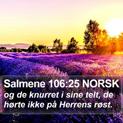 Salmene 106:25 NORSK Bible Verse Image