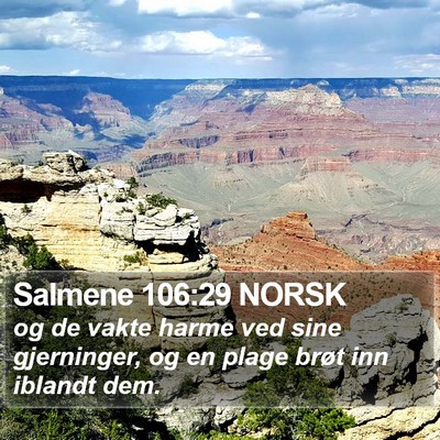 Salmene 106:29 NORSK Bible Verse Image