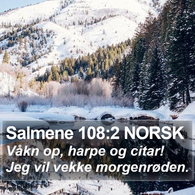 Salmene 108:2 NORSK Bible Verse Image