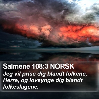 Salmene 108:3 NORSK Bible Verse Image