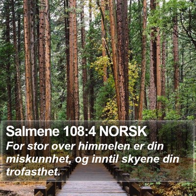 Salmene 108:4 NORSK Bible Verse Image