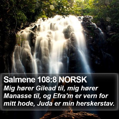 Salmene 108:8 NORSK Bible Verse Image