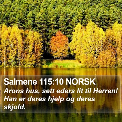 Salmene 115:10 NORSK Bible Verse Image