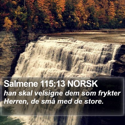 Salmene 115:13 NORSK Bible Verse Image