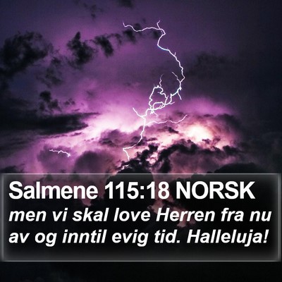 Salmene 115:18 NORSK Bible Verse Image
