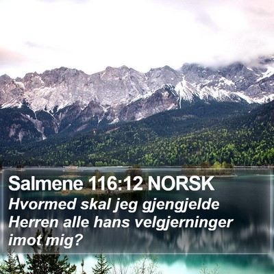 Salmene 116:12 NORSK Bible Verse Image