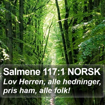 Salmene 117:1 NORSK Bible Verse Image