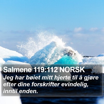 Salmene 119:112 NORSK Bible Verse Image