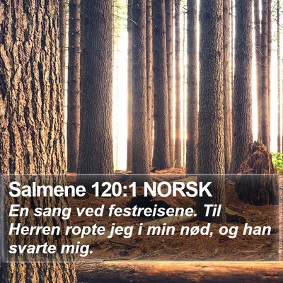 Salmene 120:1 NORSK Bible Verse Image