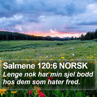Salmene 120:6 NORSK Bible Verse Image