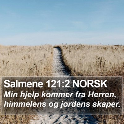 Salmene 121:2 NORSK Bible Verse Image