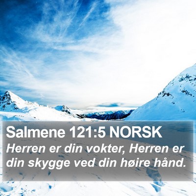 Salmene 121:5 NORSK Bible Verse Image