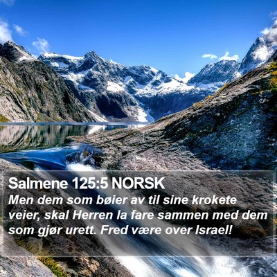 Salmene 125:5 NORSK Bible Verse Image