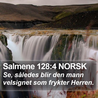 Salmene 128:4 NORSK Bible Verse Image