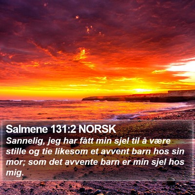 Salmene 131:2 NORSK Bible Verse Image