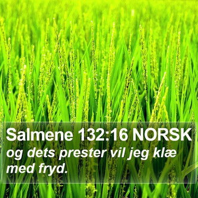 Salmene 132:16 NORSK Bible Verse Image