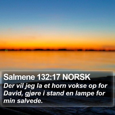 Salmene 132:17 NORSK Bible Verse Image