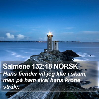 Salmene 132:18 NORSK Bible Verse Image