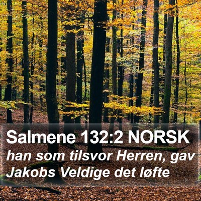 Salmene 132:2 NORSK Bible Verse Image