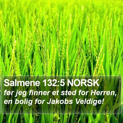 Salmene 132:5 NORSK Bible Verse Image