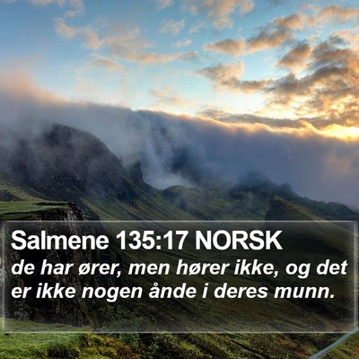 Salmene 135:17 NORSK Bible Verse Image
