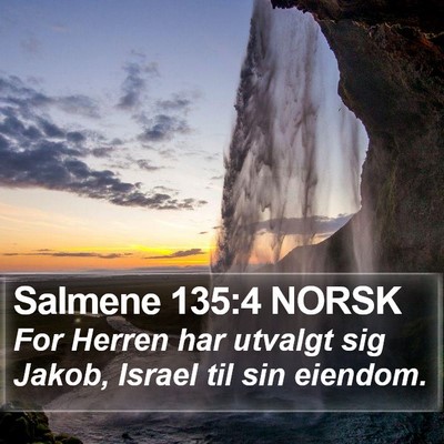 Salmene 135:4 NORSK Bible Verse Image
