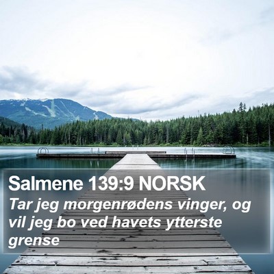 Salmene 139:9 NORSK Bible Verse Image