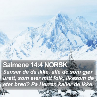 Salmene 14:4 NORSK Bible Verse Image