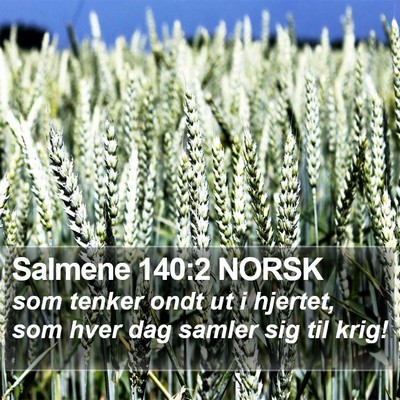 Salmene 140:2 NORSK Bible Verse Image