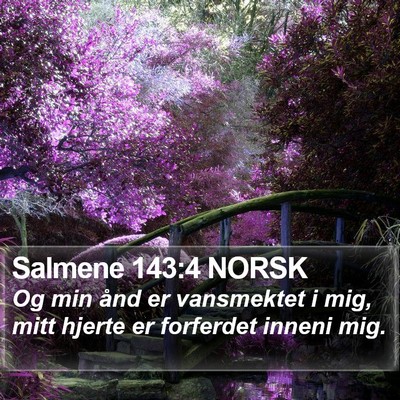 Salmene 143:4 NORSK Bible Verse Image