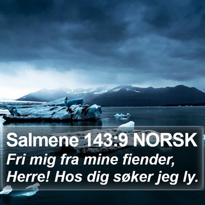 Salmene 143:9 NORSK Bible Verse Image