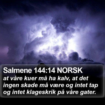 Salmene 144:14 NORSK Bible Verse Image