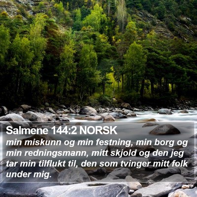 Salmene 144:2 NORSK Bible Verse Image
