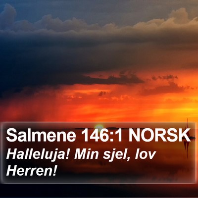 Salmene 146:1 NORSK Bible Verse Image
