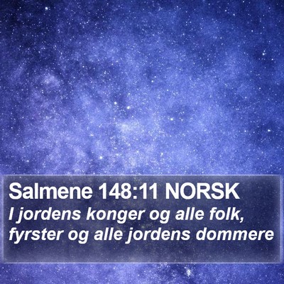 Salmene 148:11 NORSK Bible Verse Image