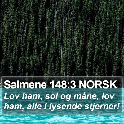Salmene 148:3 NORSK Bible Verse Image