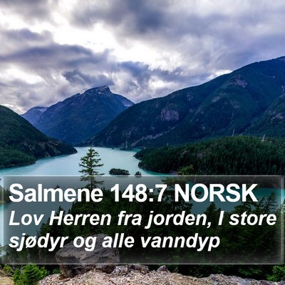Salmene 148:7 NORSK Bible Verse Image