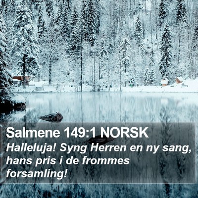 Salmene 149:1 NORSK Bible Verse Image